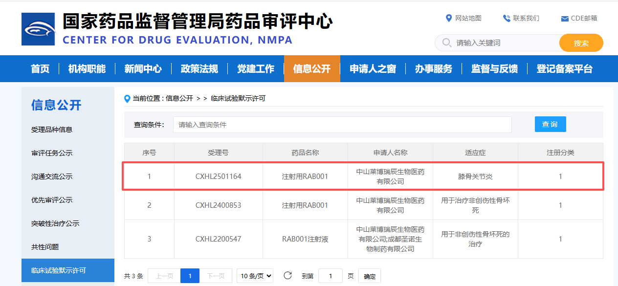 祝贺！莱博瑞辰骨再生新药RAB001获批又一IND，正式拓展至骨关节炎领域